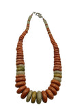 Handmade Natural Turquoise Necklace in Earth Tones
