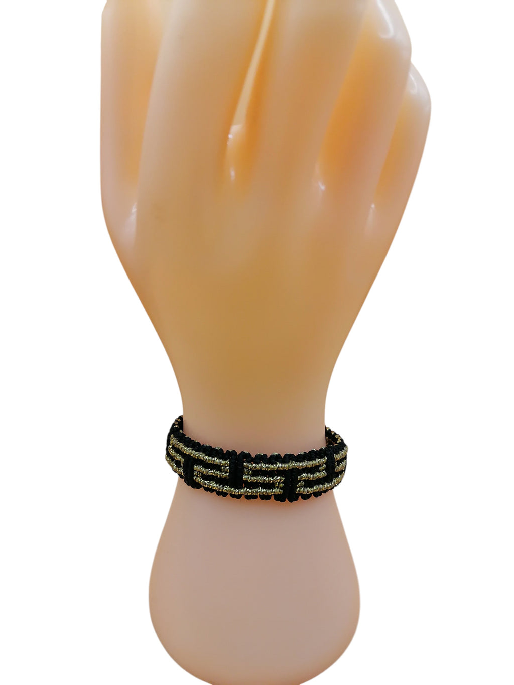 Handmade Labyrinth Bracelet Inspired by Inca Culture Sacred Geometry