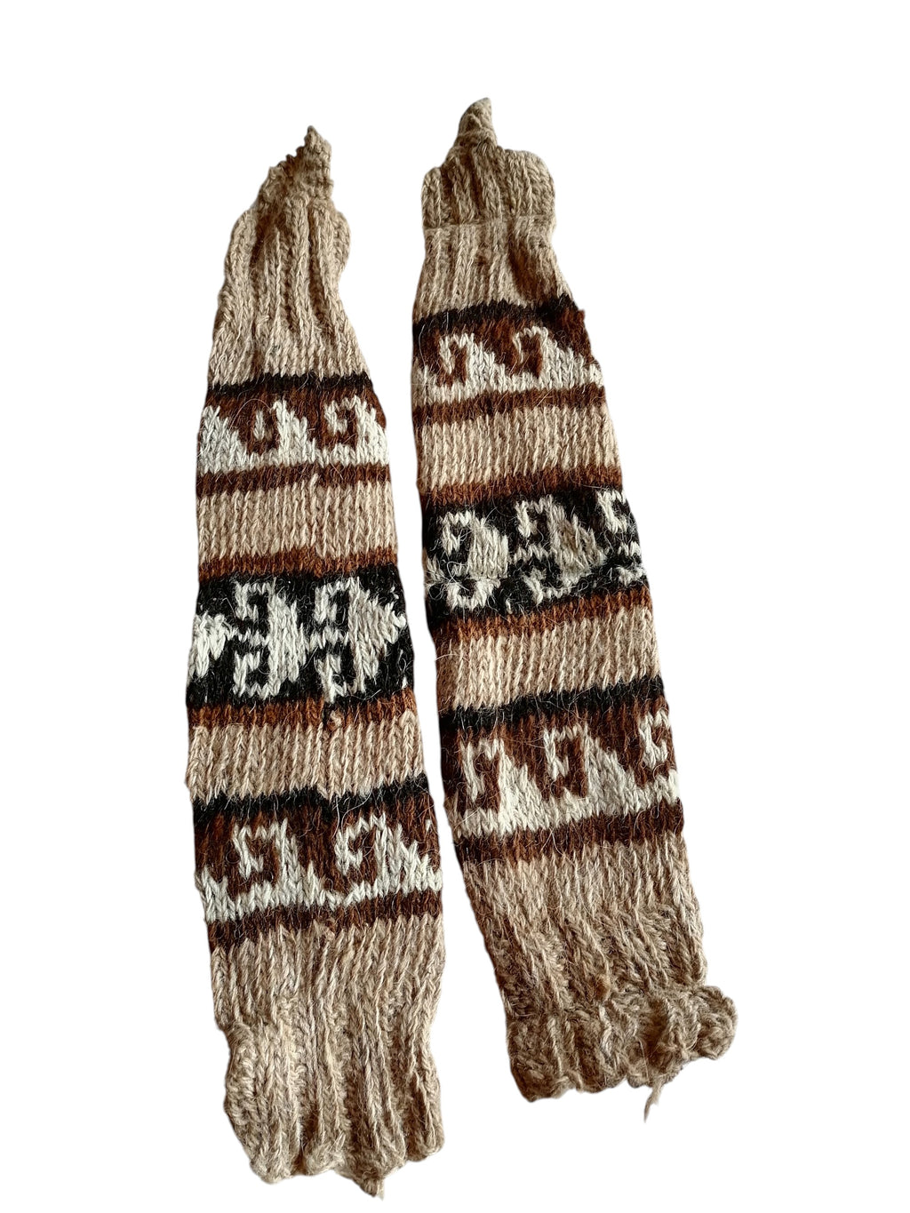 Warm Winter Wool Knit Leg Warmer Cusco