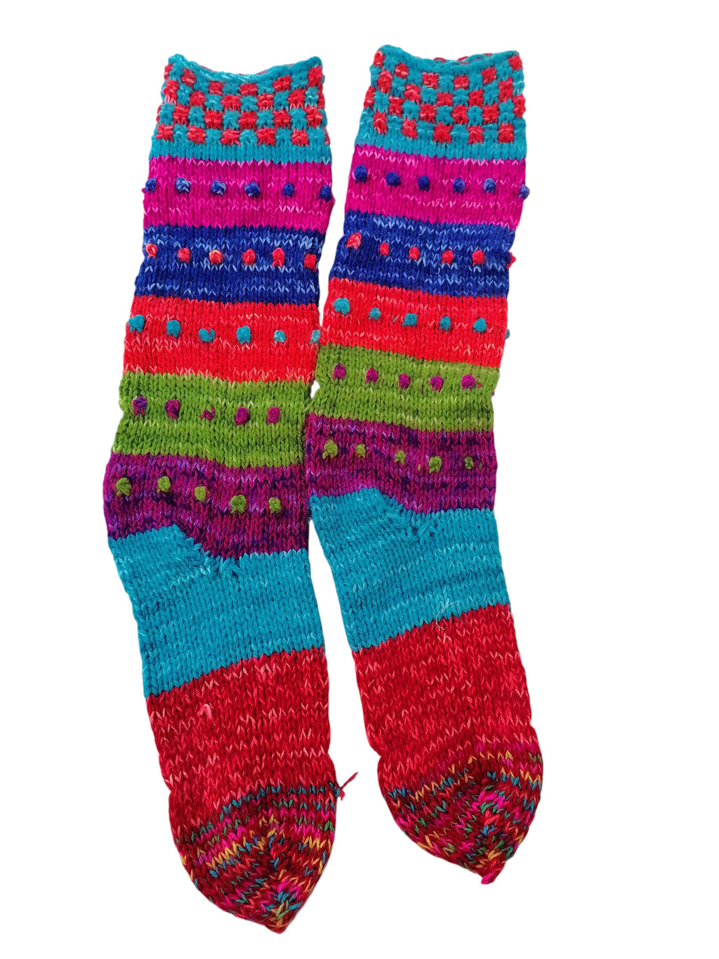 Warm Winter Knitted Wool Tights Multicolor