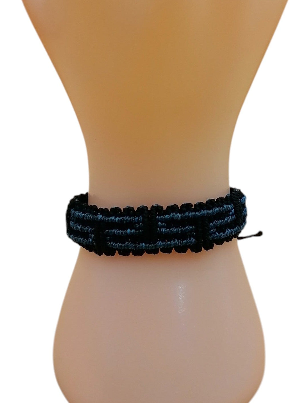 Peruvian Macrame Handmade Bracelet with Ancestral Labyrinth Design