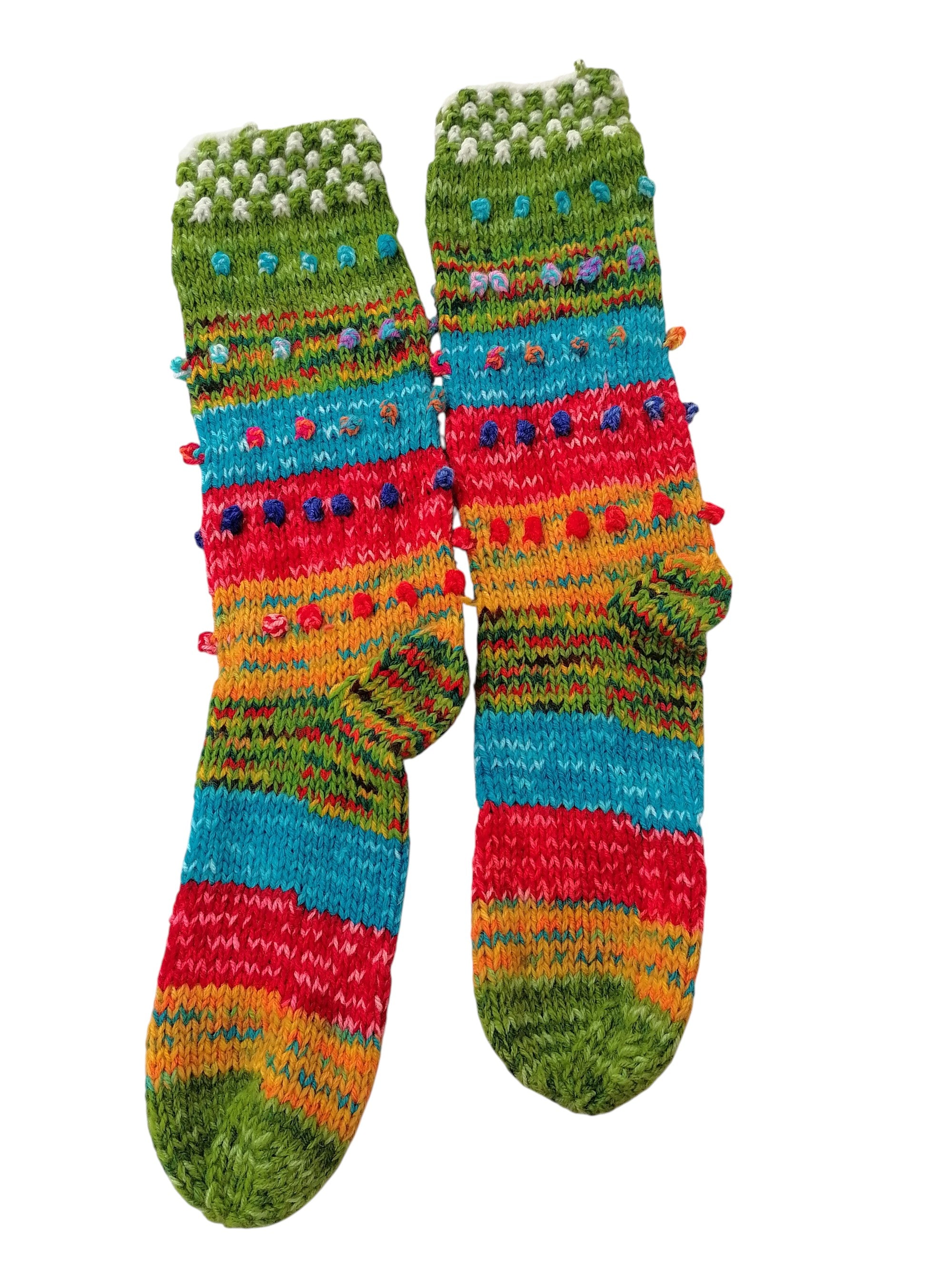Unisex Winter Socks, Warm Andean Wool, Cusco