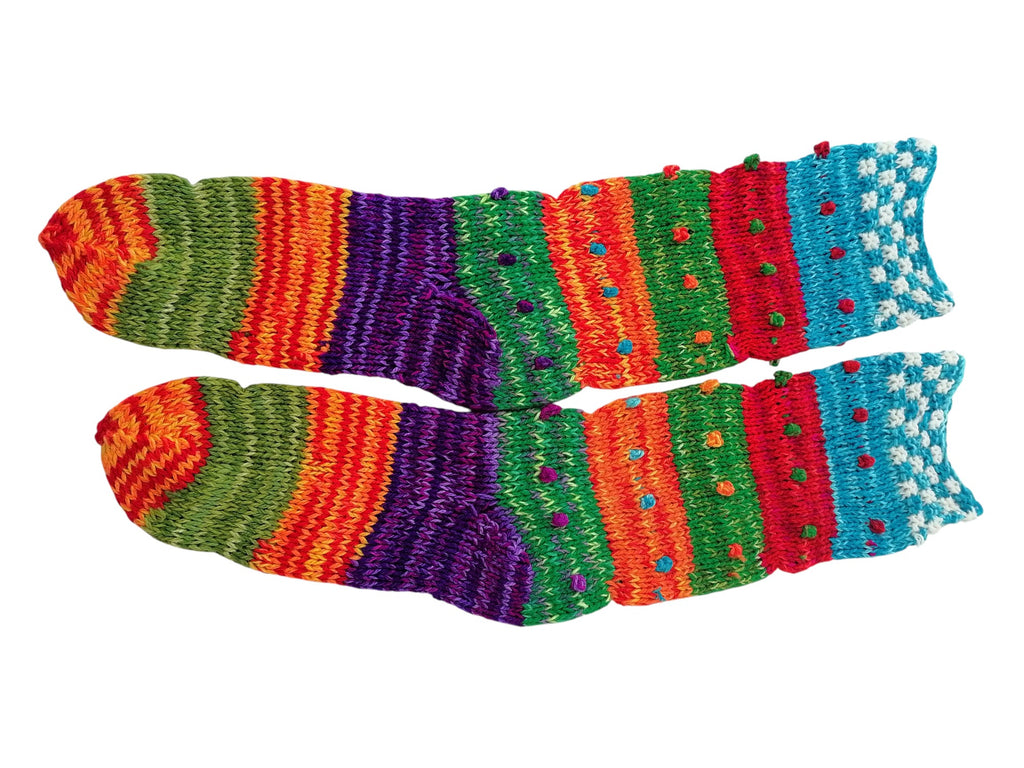Warm Winter Wool Knit Tights Cusco
