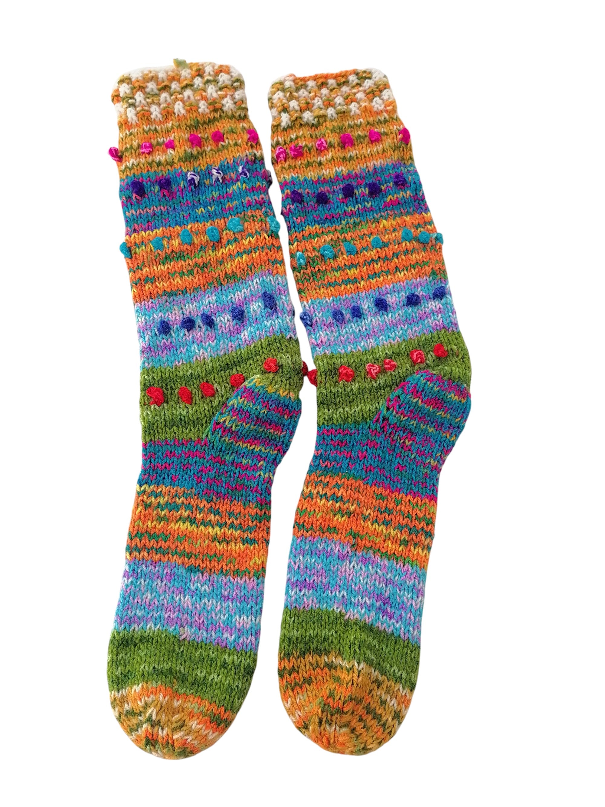 Warm Winter Wool Knit Socks Cusco