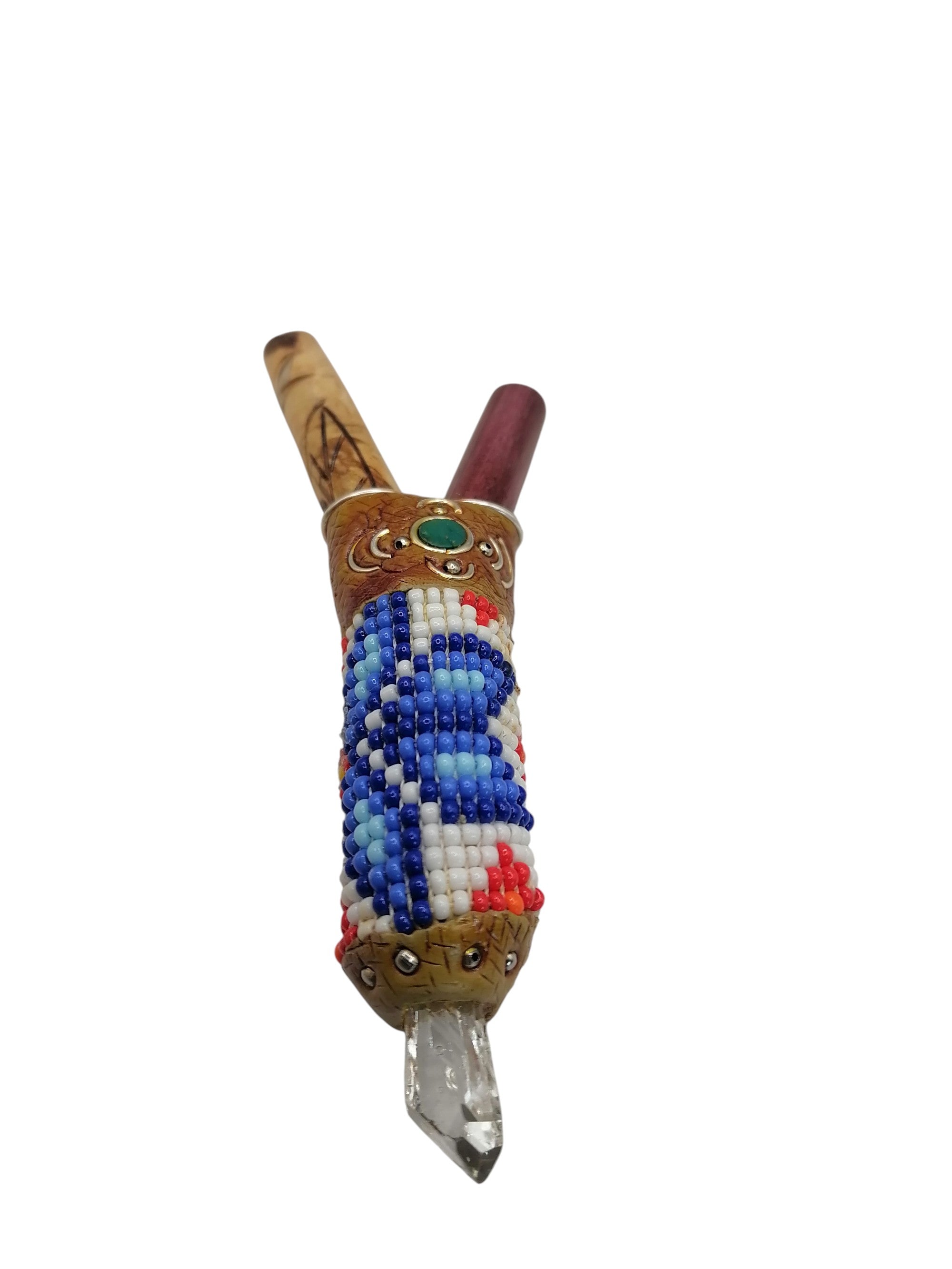 Peruvian Kuripe Unisex Handmade Chonta Wood