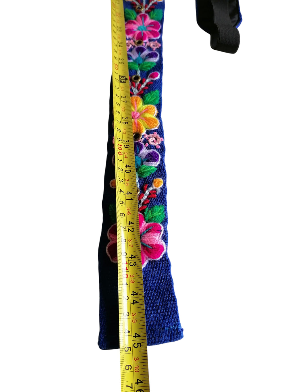 Embroidered Flower Headband Belt Handmade Colorful Craft Accessories