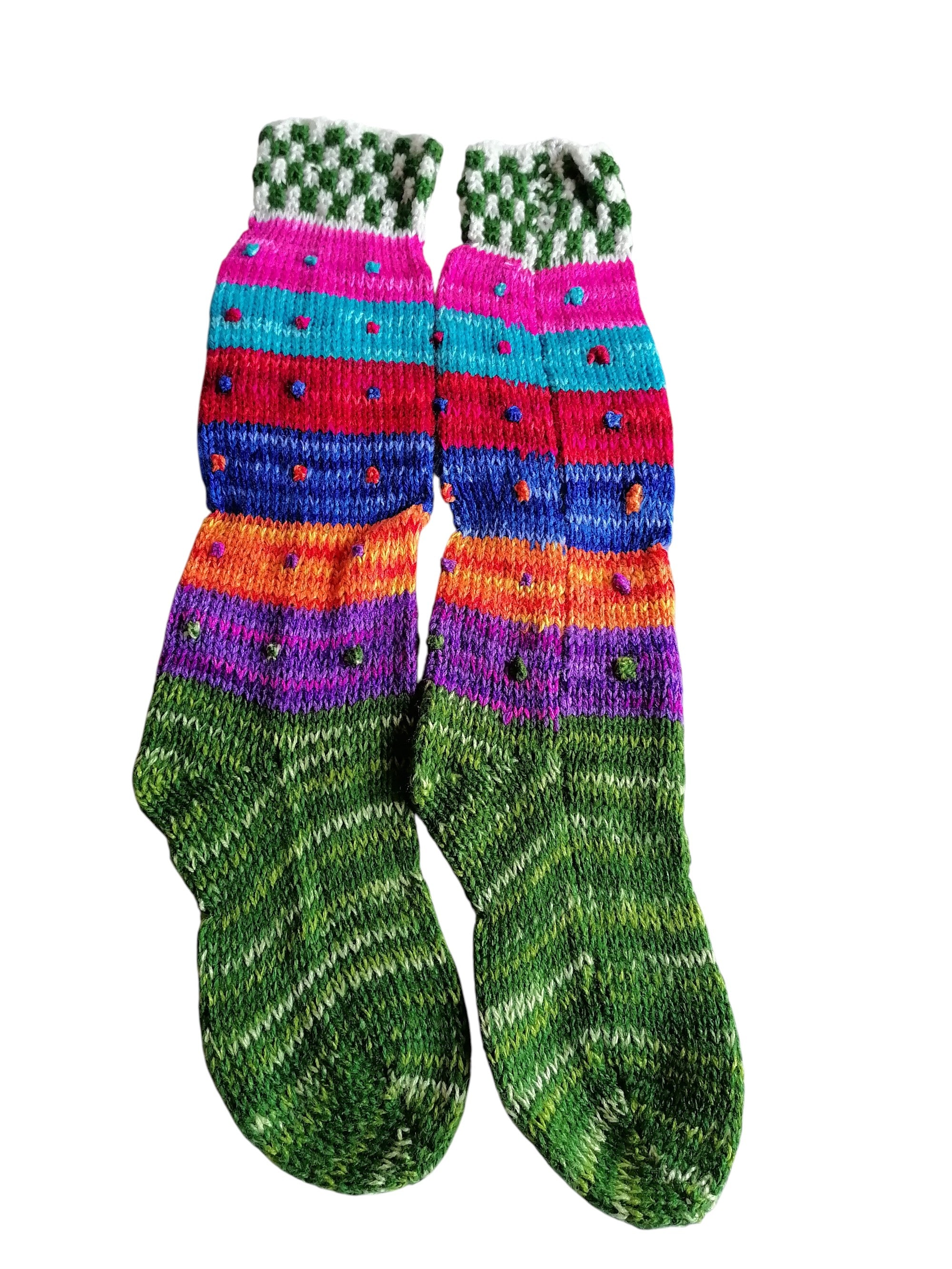 Warm Winter Wool Knit Tights