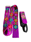 Handmade Floral Embroidered Headband Belt, Peruvian Craftsmanship, Cusco