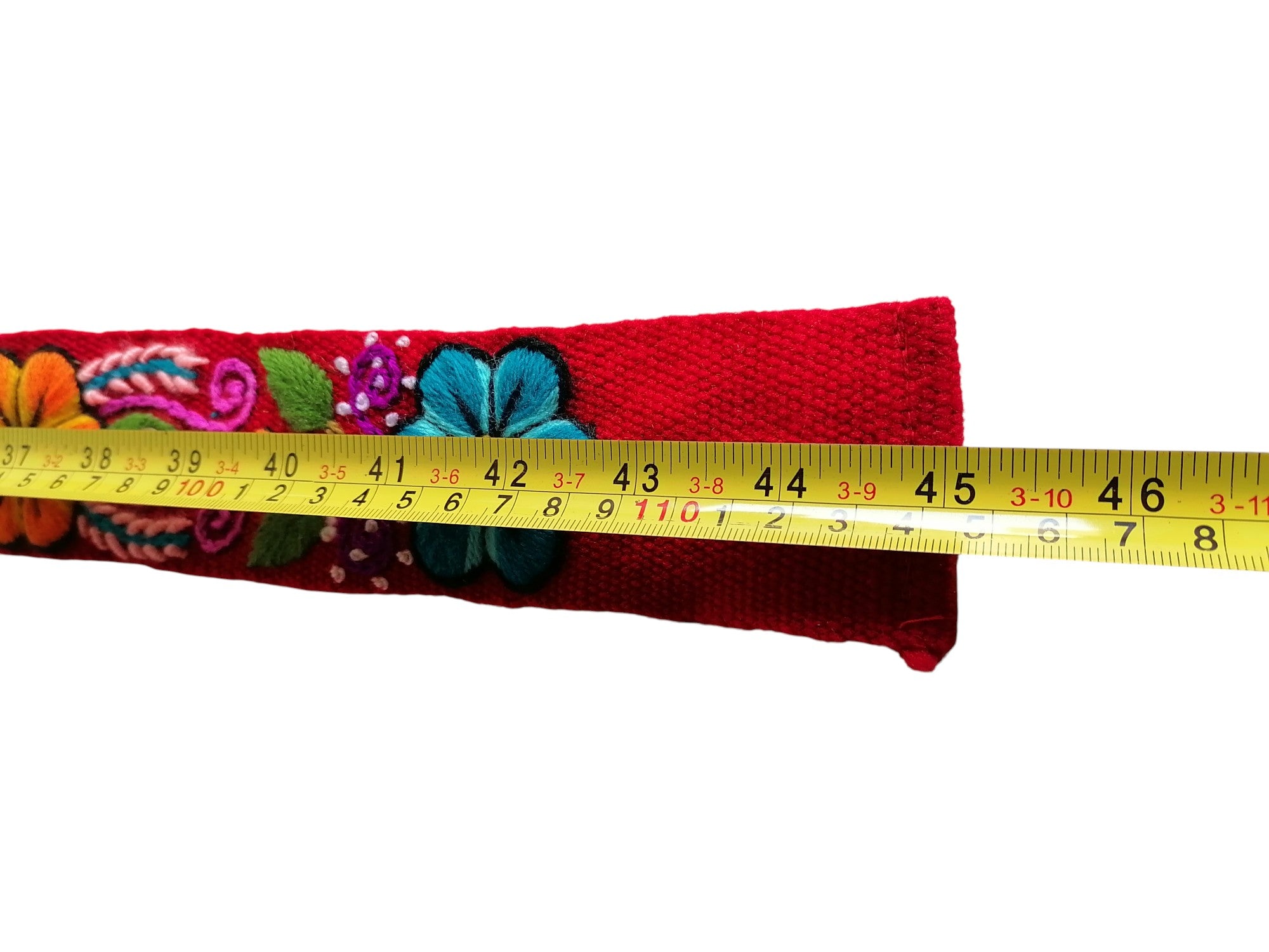 Multicolor Hand Embroidered Floral Headband Belt