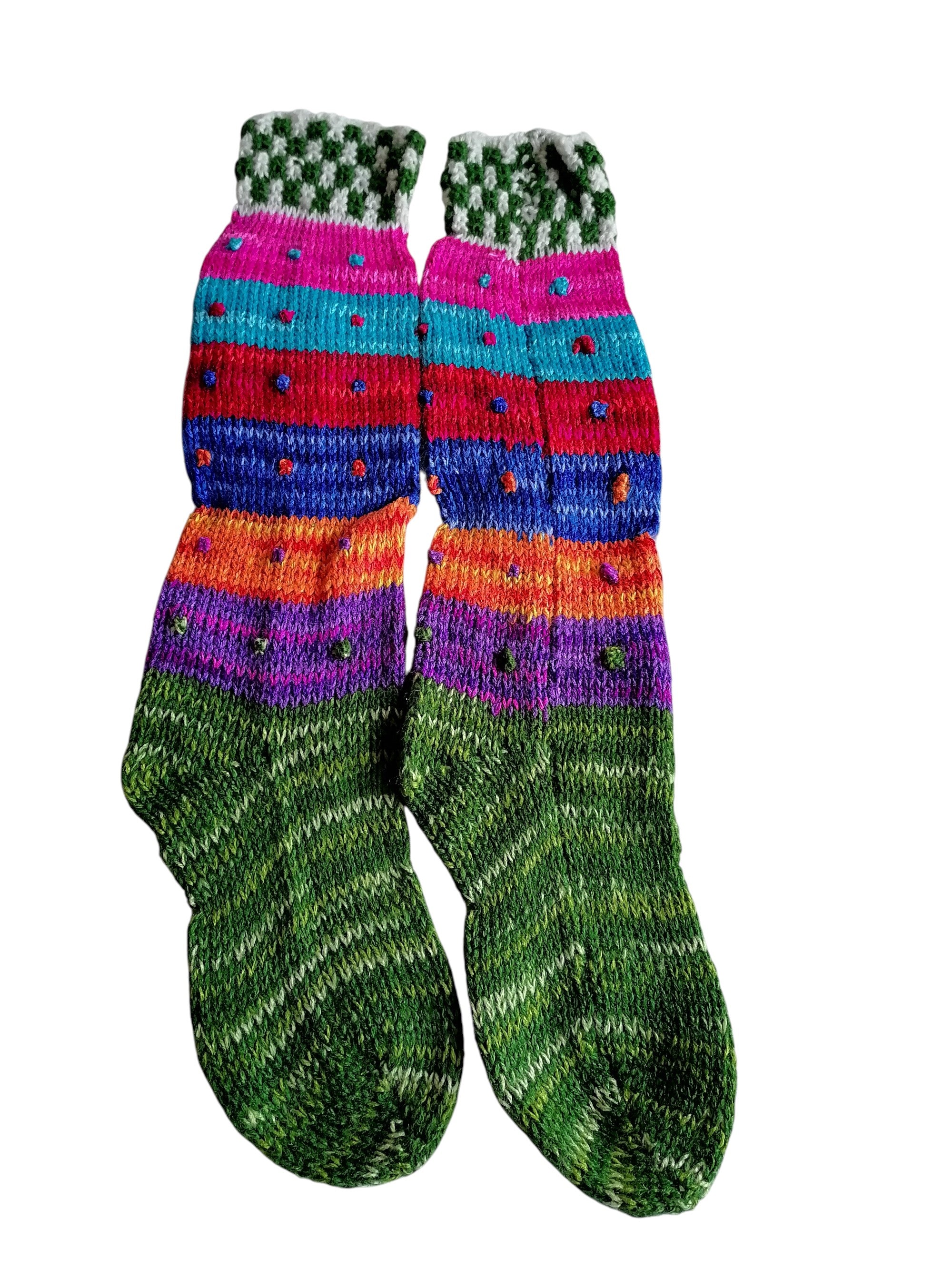 Warm Winter Wool Knit Tights
