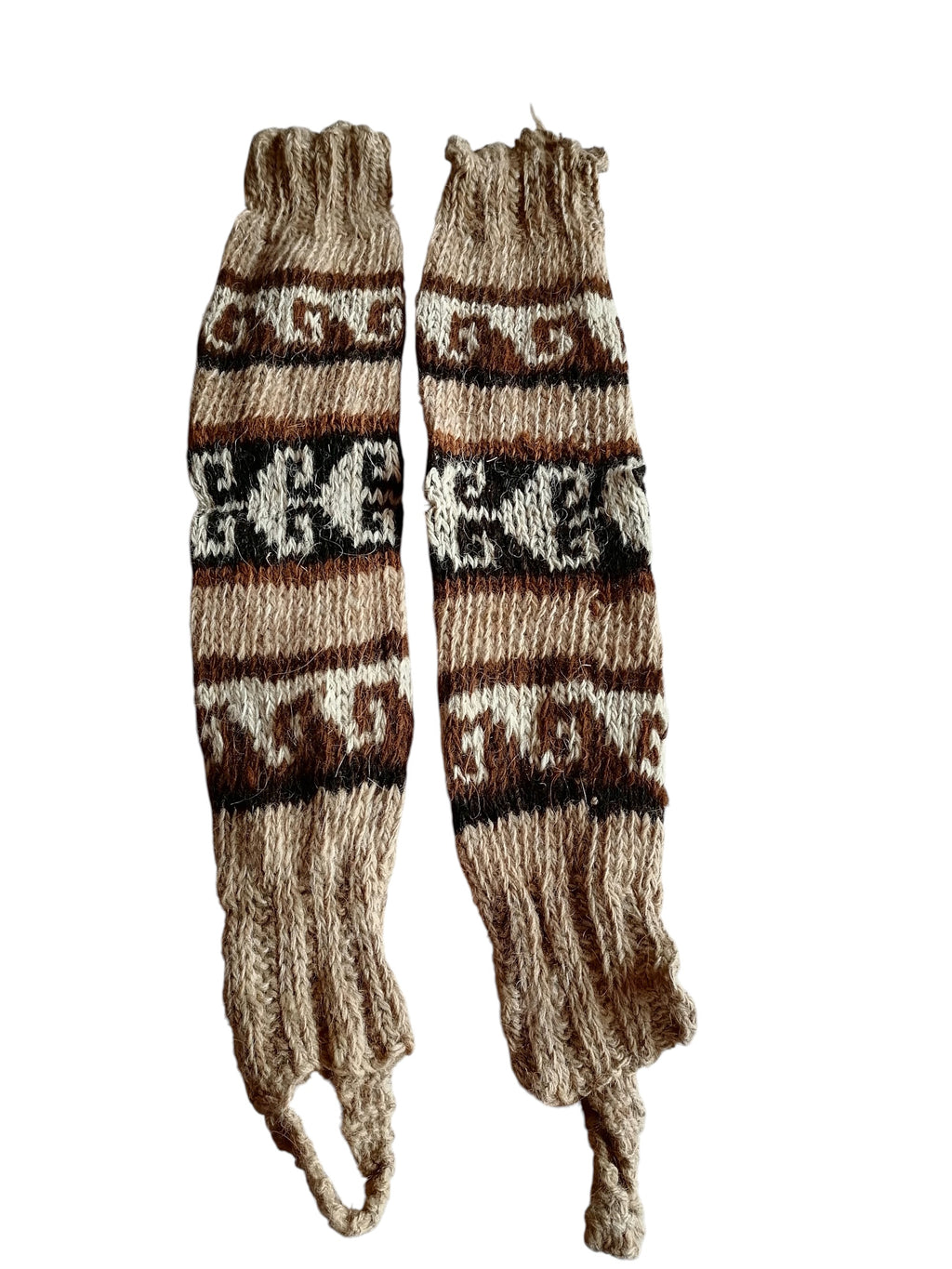 Warm Winter Wool Knit Leg Warmer Cusco