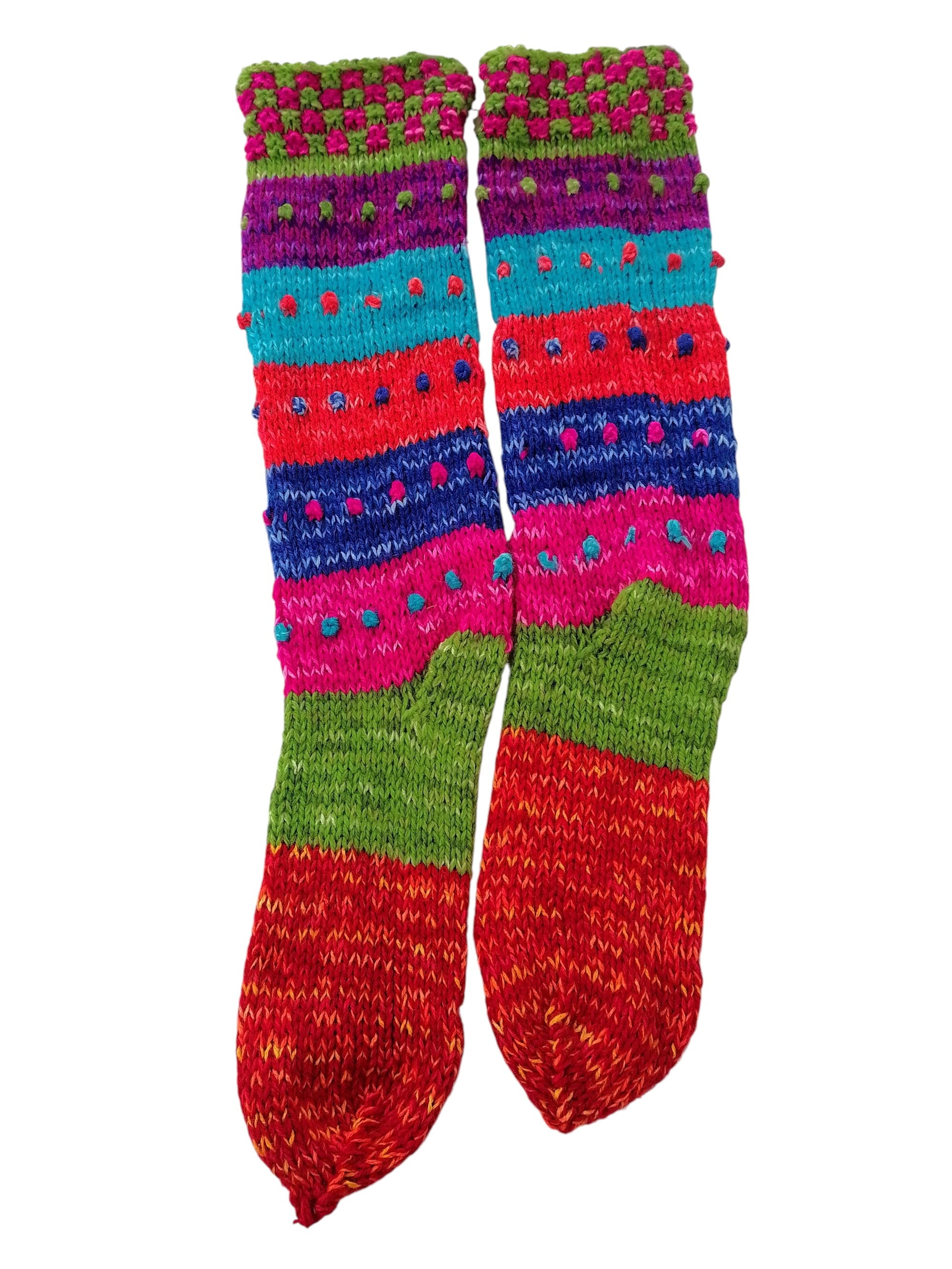 Unisex Winter Warm Socks, Soft and Comfortable Wool Knit, Cusco