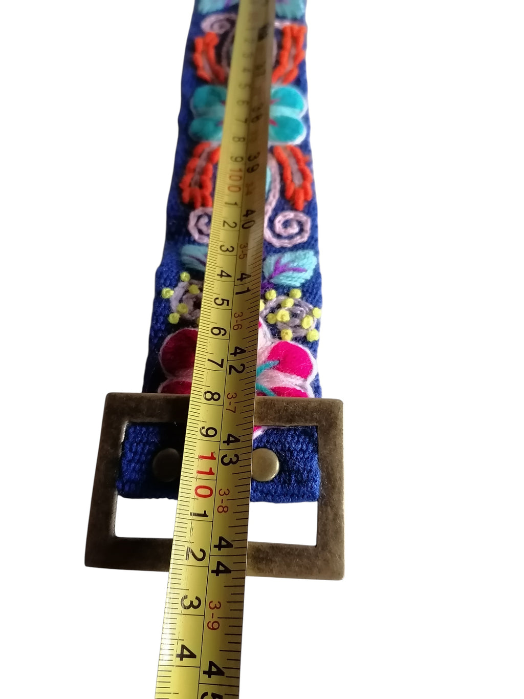 Floral Headband Belt Hand Embroidered Handmade Accessories for Women