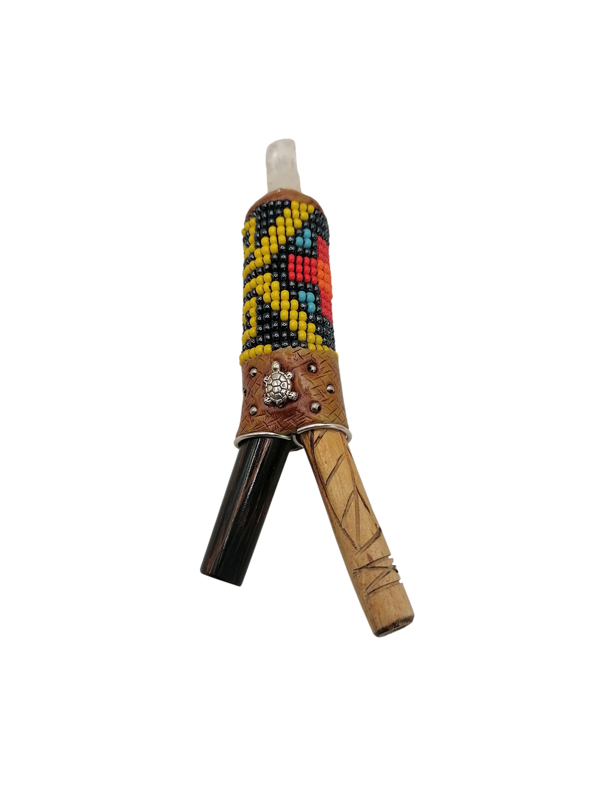 Kuripe Unisex Palo Santo Quartz Crystal Handmade