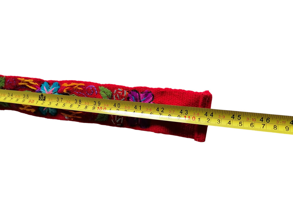Knitted Woolen Floral Headband and Belt Set
