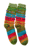 Unisex Winter Socks, Warm Andean Wool, Cusco