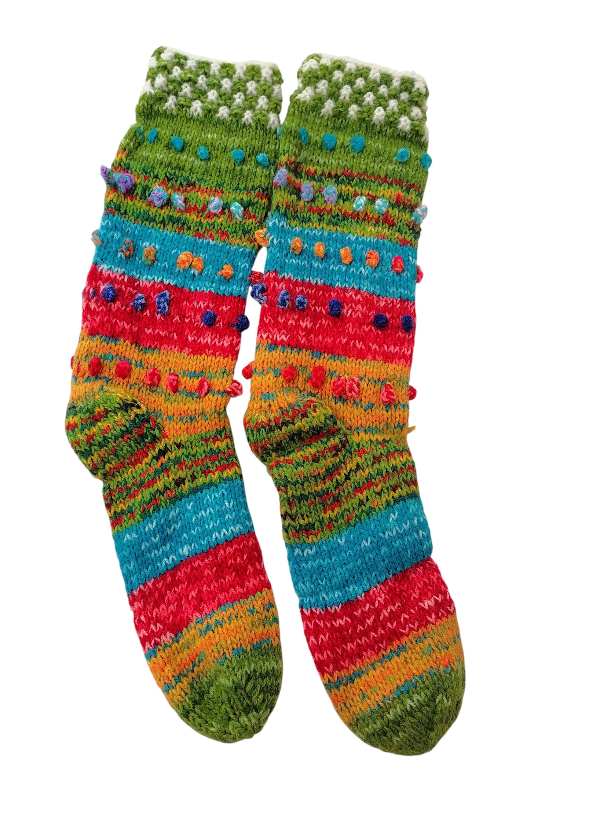 Unisex Winter Socks, Warm Andean Wool, Cusco