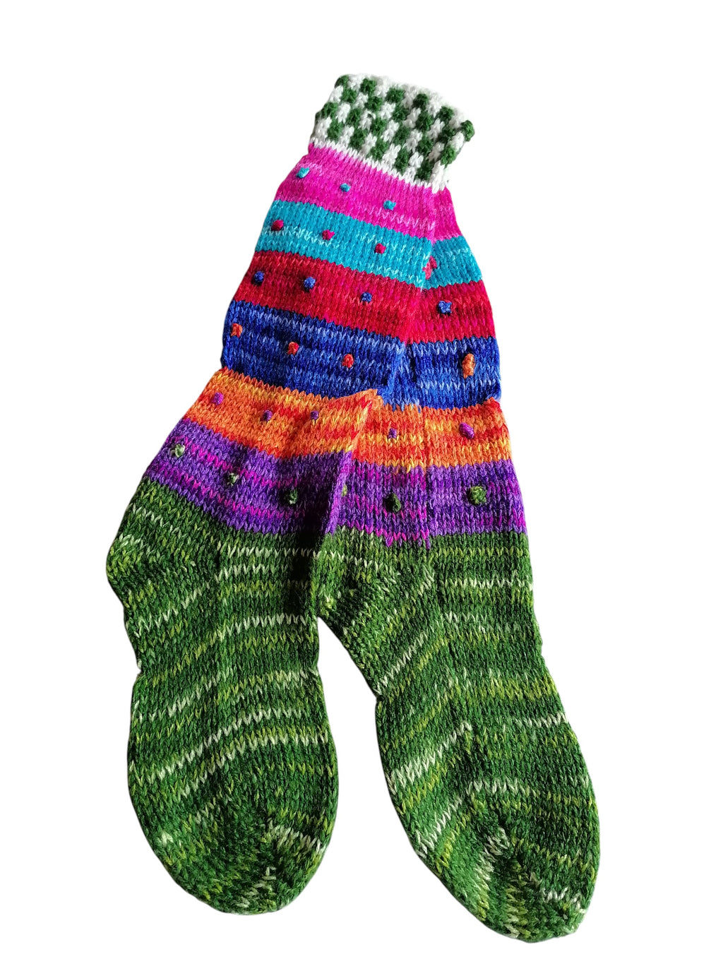 Warm Winter Wool Knit Tights