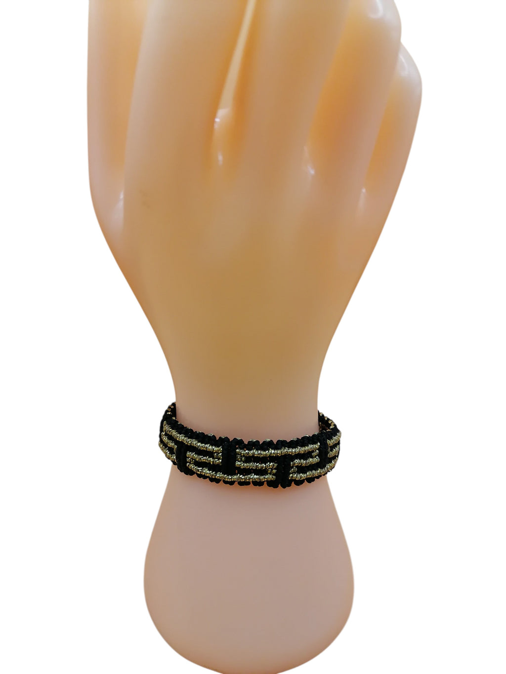 Handmade Labyrinth Bracelet Inspired by Inca Culture Sacred Geometry