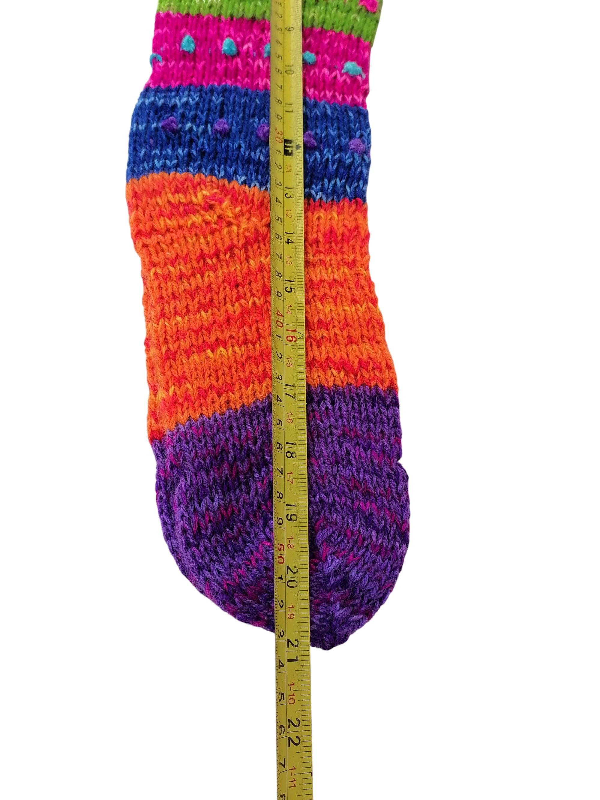 Warm Wool Knit Winter Tights, Multicolor