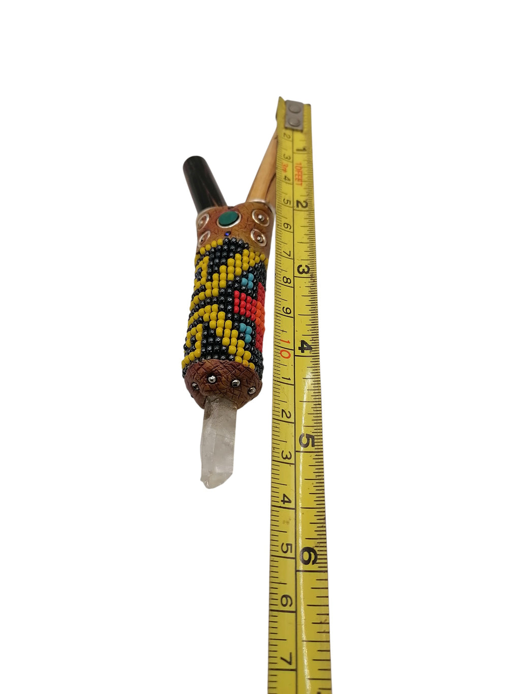 Kuripe Unisex Palo Santo Quartz Crystal Handmade