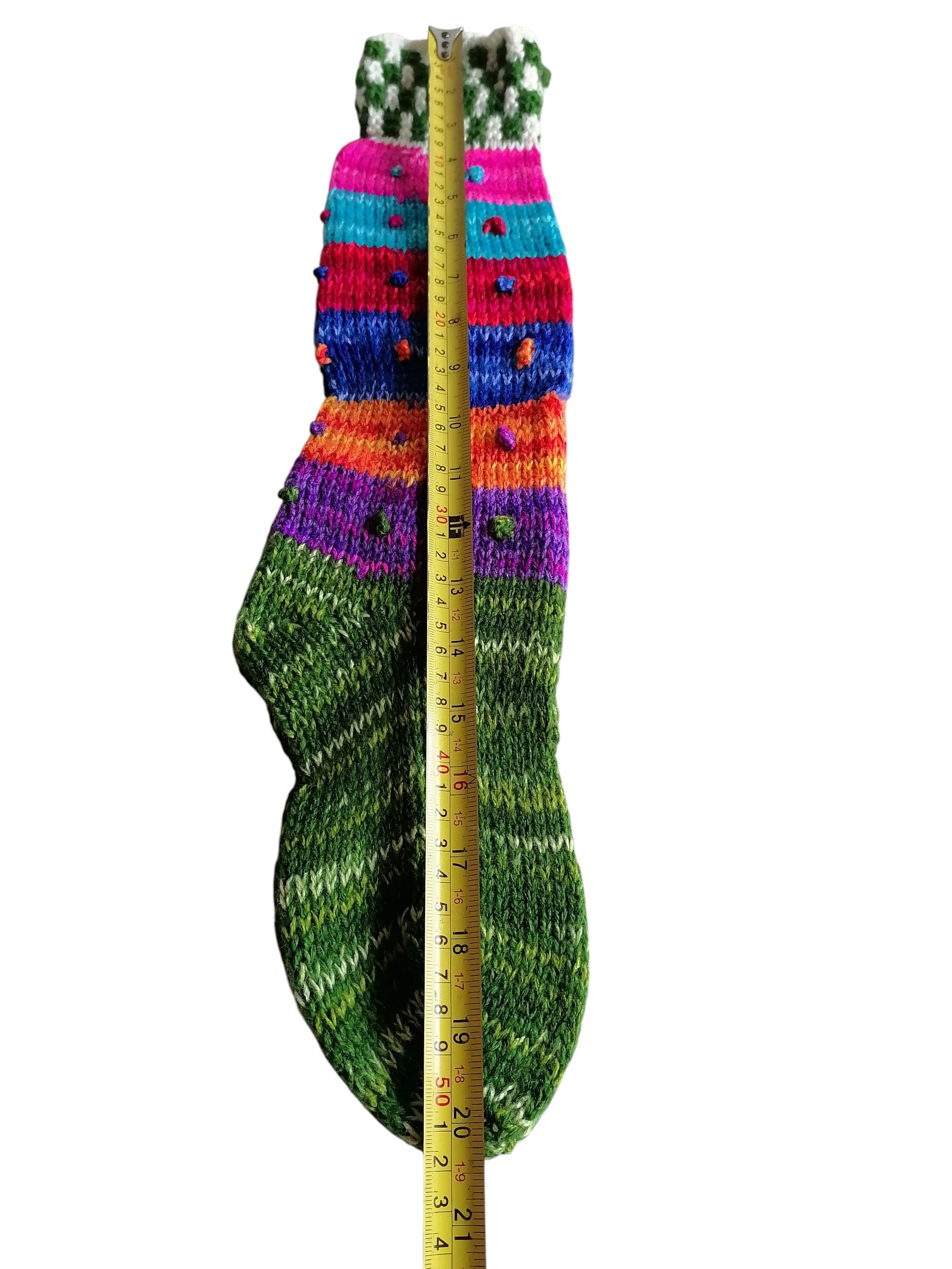 Warm Winter Wool Knit Tights