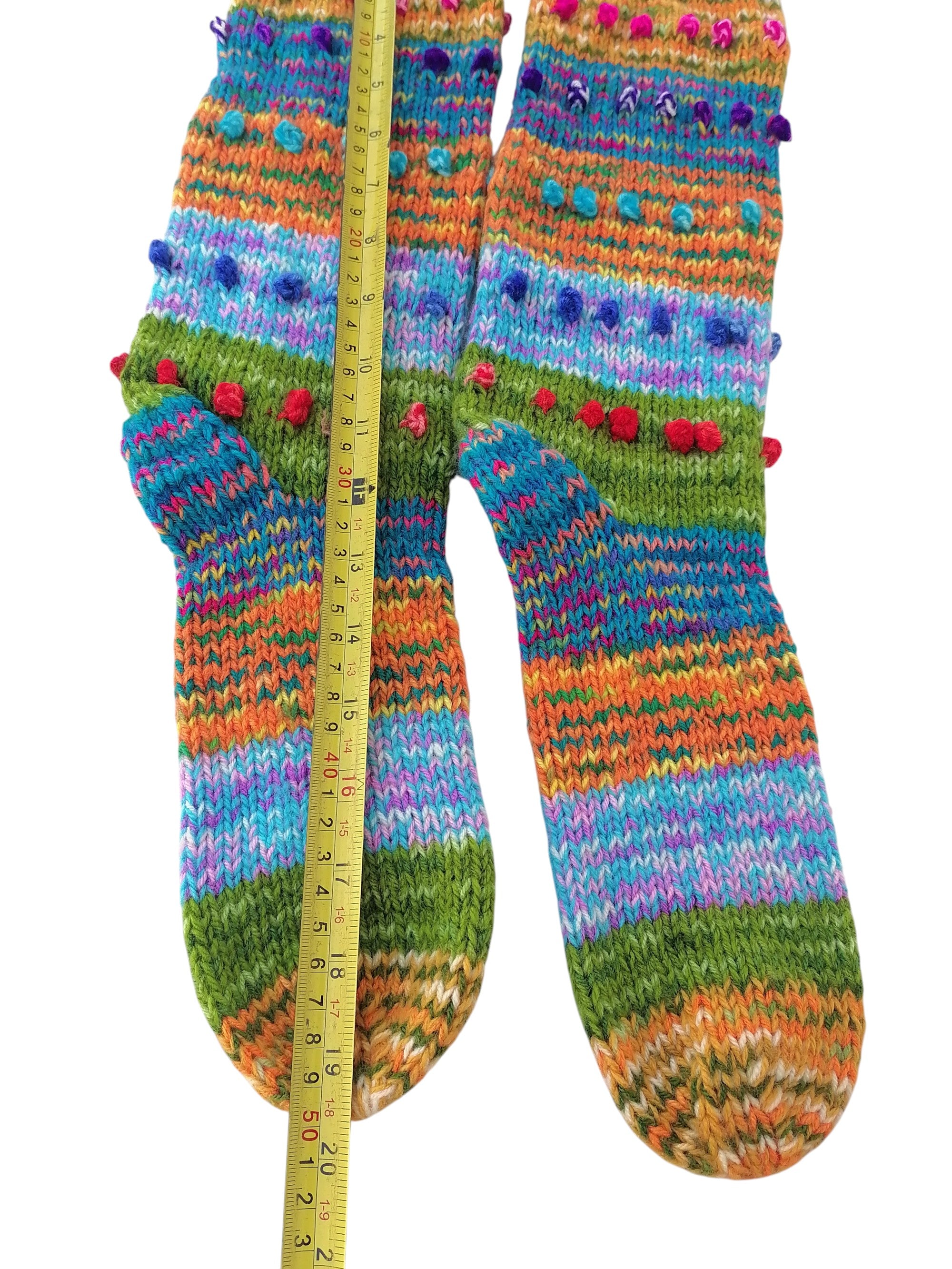 Warm Winter Wool Knit Socks Cusco