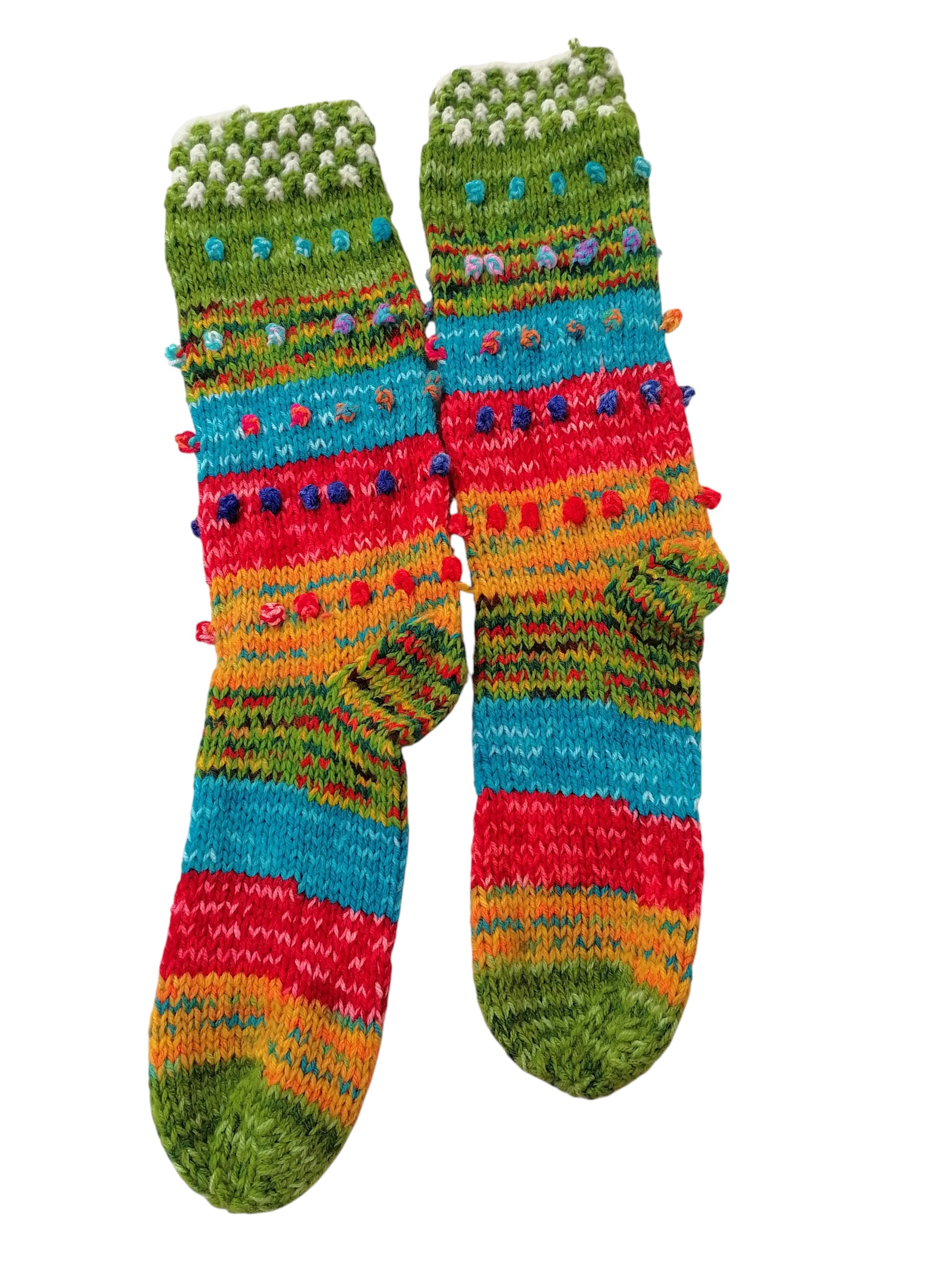 Unisex Winter Socks, Warm Andean Wool, Cusco