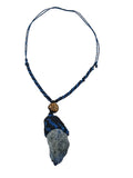 Shamanic Necklace Macrame Stones Handmade Natural Stone