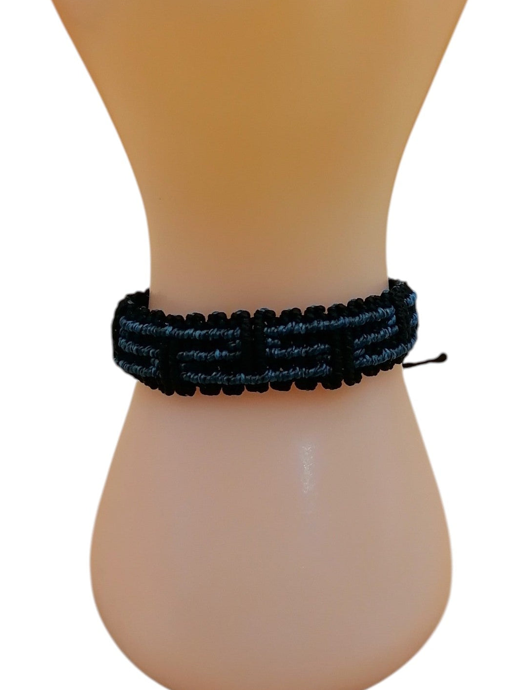 Peruvian Macrame Handmade Bracelet with Ancestral Labyrinth Design