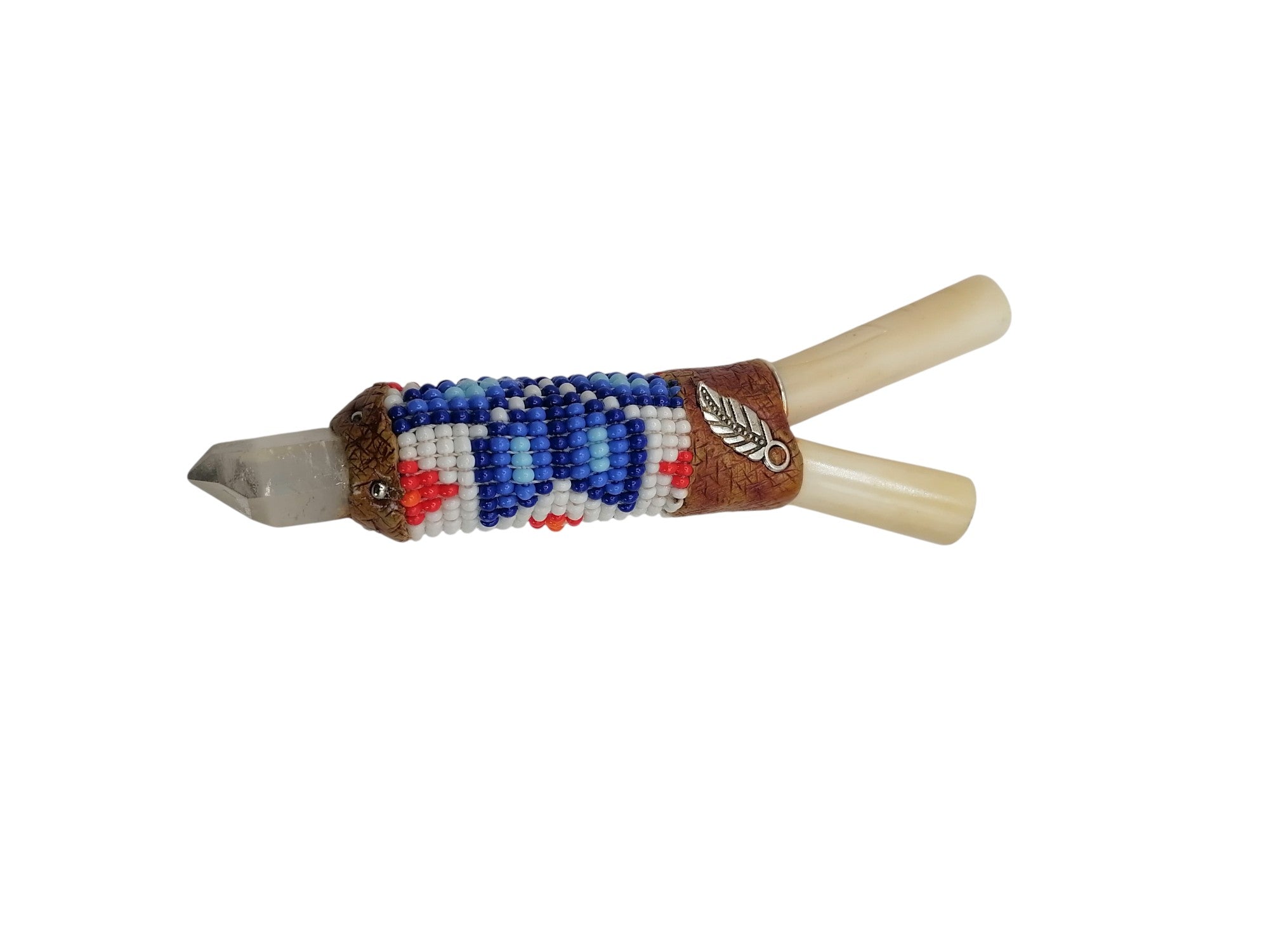 Kuripe Unisex Handmade Decorated with Multicolored Beads