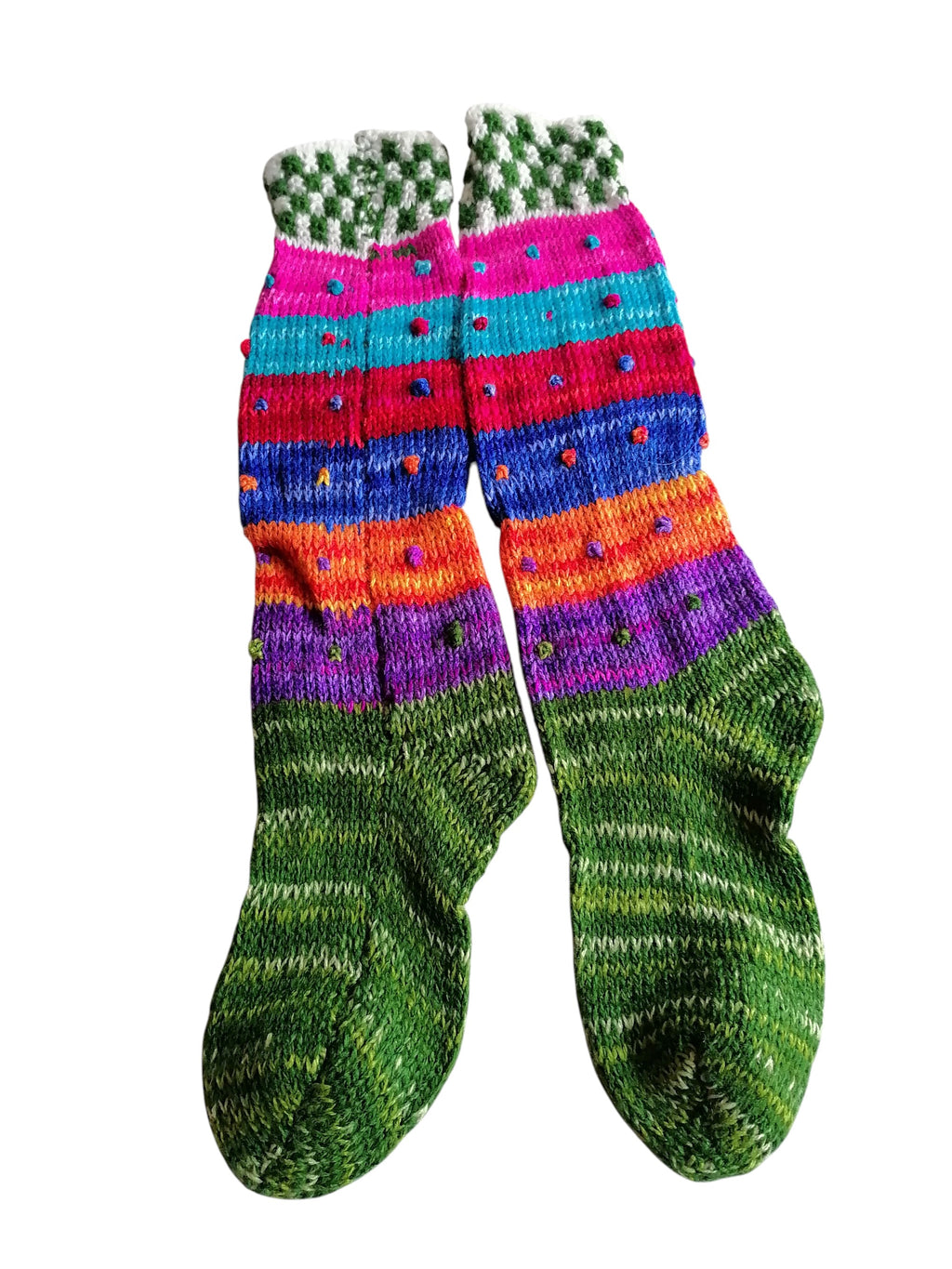 Warm Winter Wool Knit Tights