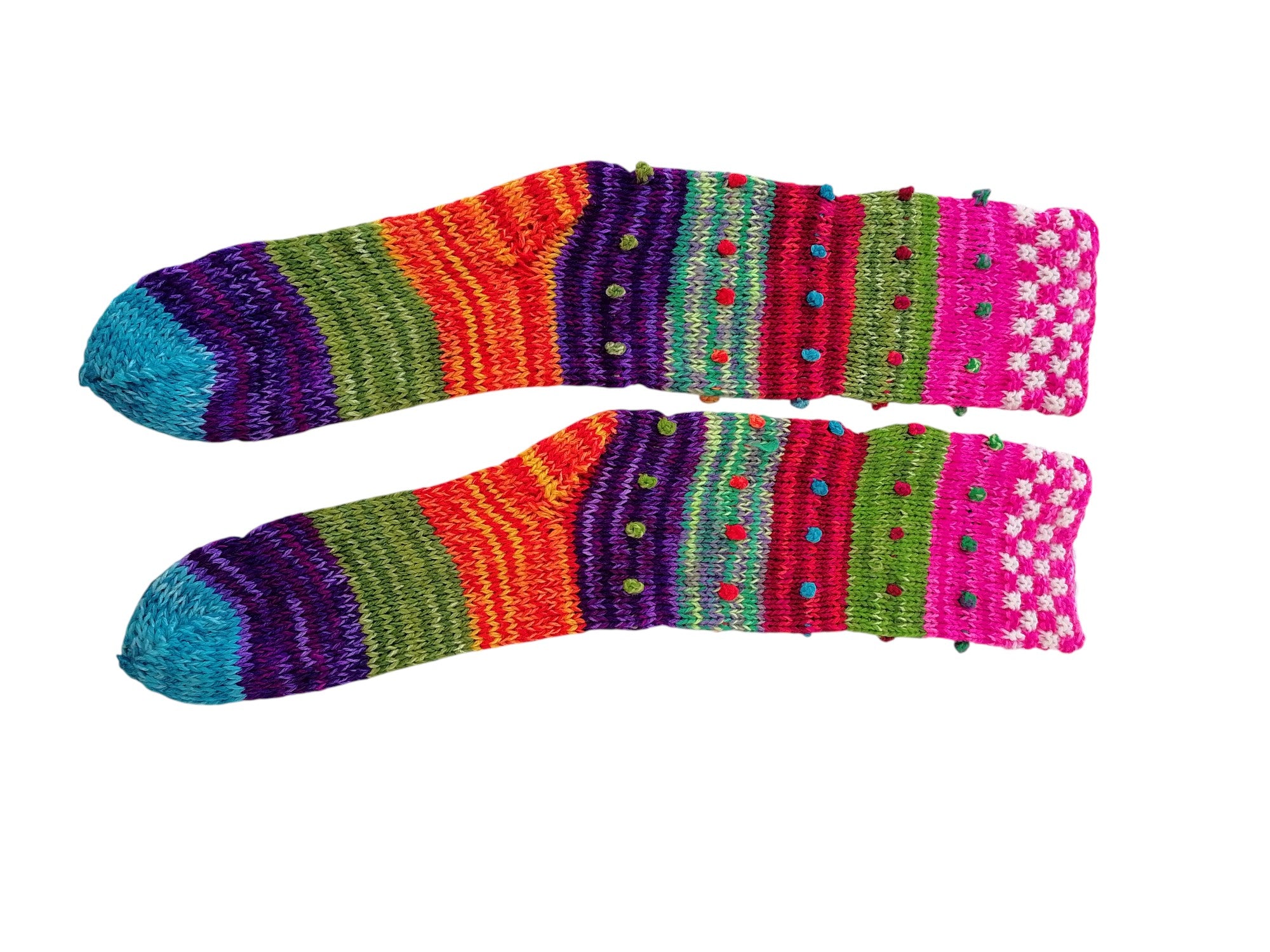 Warm Wool Knit Winter Tights, Multicolor